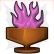 Pinkfarbener Feuerflop