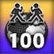 100 Online-Siege