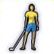 Create a female golfer