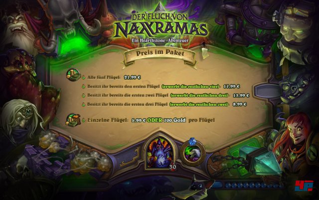 Blizzard: "Bitte beachtet, dass sich jede Woche nur ein Flügel öffnet und ihr durch den Erwerb mehrerer Flügel im Paket nicht schneller Zugriff auf diese Flügel erhalten werdet. Ihr werdet jede Woche nur einen weiteren Flügel betreten können."
