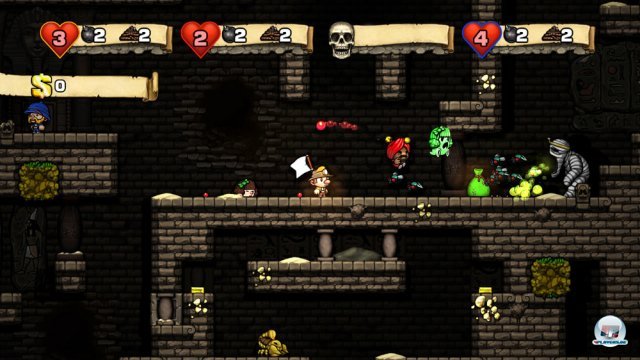 Die hektischen lokalen Mehrspieler-Kämpfe erinnern ein wenig an Super Smash Bros. Die hektischen lokalen Mehrspieler-Kämpfe erinnern ein wenig an Super Smash Bros.