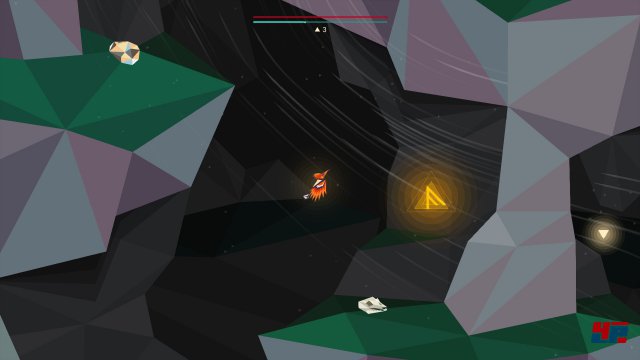 Für die F-Rune muss man am Anfang des Daw-Levels entweder ganz links oben oder ganz links unten in die kleine Höhle fliegen, wo sich neben der Rune auch vier kleine Schlüsselscherben sowie die Geheimkammer mit der weißen Spezialscherbe befinden.