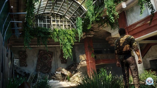 ...und bietet weichere Schatten als in Uncharted 3. Die Aufnahme-Technik der Schauspieler hat sich nicht geändert. ...und bietet weichere Schatten als in Uncharted 3. Die Aufnahme-Technik der Schauspieler hat sich nicht geändert.