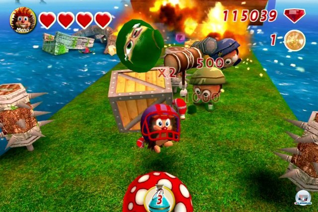 Screenshot - Crazy Hedgy (iPhone)