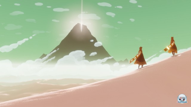 Man kann sich auch zu zweit auf den Weg zum Berg machen: Wer online spielt, trifft auch Weggefährten - aber das ist kein Muss. Man kann sich auch zu zweit auf den Weg zum Berg machen: Wer online spielt, trifft auch Weggefährten - aber das ist kein Muss.