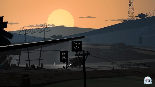 Ein Truck wummert, Grillen zirpen: Das Spiel beginnt an einer Tankstelle an einem Highway. Ein Truck wummert, Grillen zirpen: Das Spiel beginnt an einer Tankstelle an einem Highway.