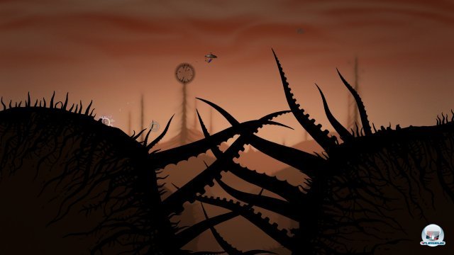 Der abgefahrene Grafikstil macht Insanely Twisted Shadow Planet einzigartig - das Spielprinzip dagegen ist gr��tenteils bekannt.