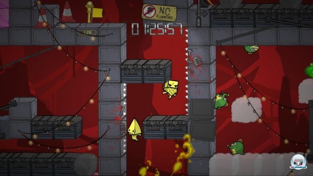 Vorsicht, explosiver Frosch: Die marschierenden Minen mit Stock und Hut lassen sich auch vom Spieler einsetzen. Vorsicht, explosiver Frosch: Die marschierenden Minen mit Stock und Hut lassen sich auch vom Spieler einsetzen.