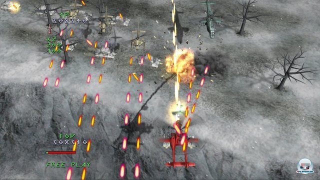 Nicht gerade "Bullet Hell", aber dank steil steigenden Schwierigkeitsgrades ist Under Defeat kein Zuckerschlecken. Nicht gerade "Bullet Hell", aber dank steil steigenden Schwierigkeitsgrades ist Under Defeat kein Zuckerschlecken.