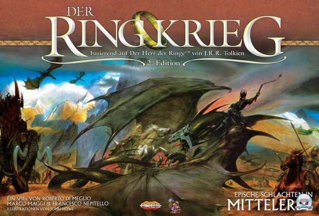 Der Ringkrieg für zwei bis vier Spieler ist kürzlich in zweiter Edition beim Heidelberger Spielverlag erschienen. Er kostet knapp 70 Euro. Der Ringkrieg für zwei bis vier Spieler ist kürzlich in zweiter Edition beim Heidelberger Spielverlag erschienen. Er kostet knapp 70 Euro.