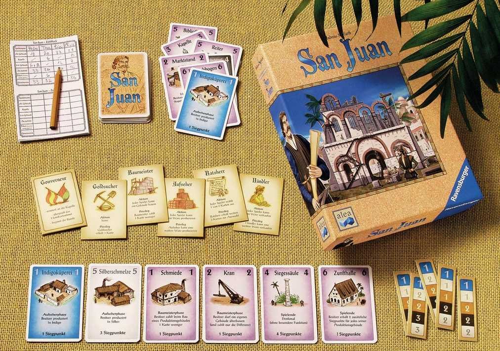 San Juan kostet knapp 15 Euro und ist 2004 bei Ravensburger erschienen. San Juan kostet knapp 15 Euro und ist 2004 bei Ravensburger erschienen.