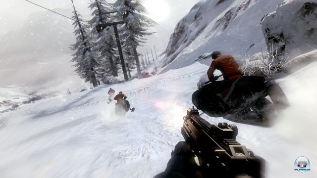 Nur selten wird die monotone Action aufgelockert - die Ski-Verfolgungsjagd aus "Im Geheimdienst ihrer Majestät" zählt da schon zu den Highlights. Nur selten wird die monotone Action aufgelockert - die Ski-Verfolgungsjagd aus "Im Geheimdienst ihrer Majestät" zählt da schon zu den Highlights.