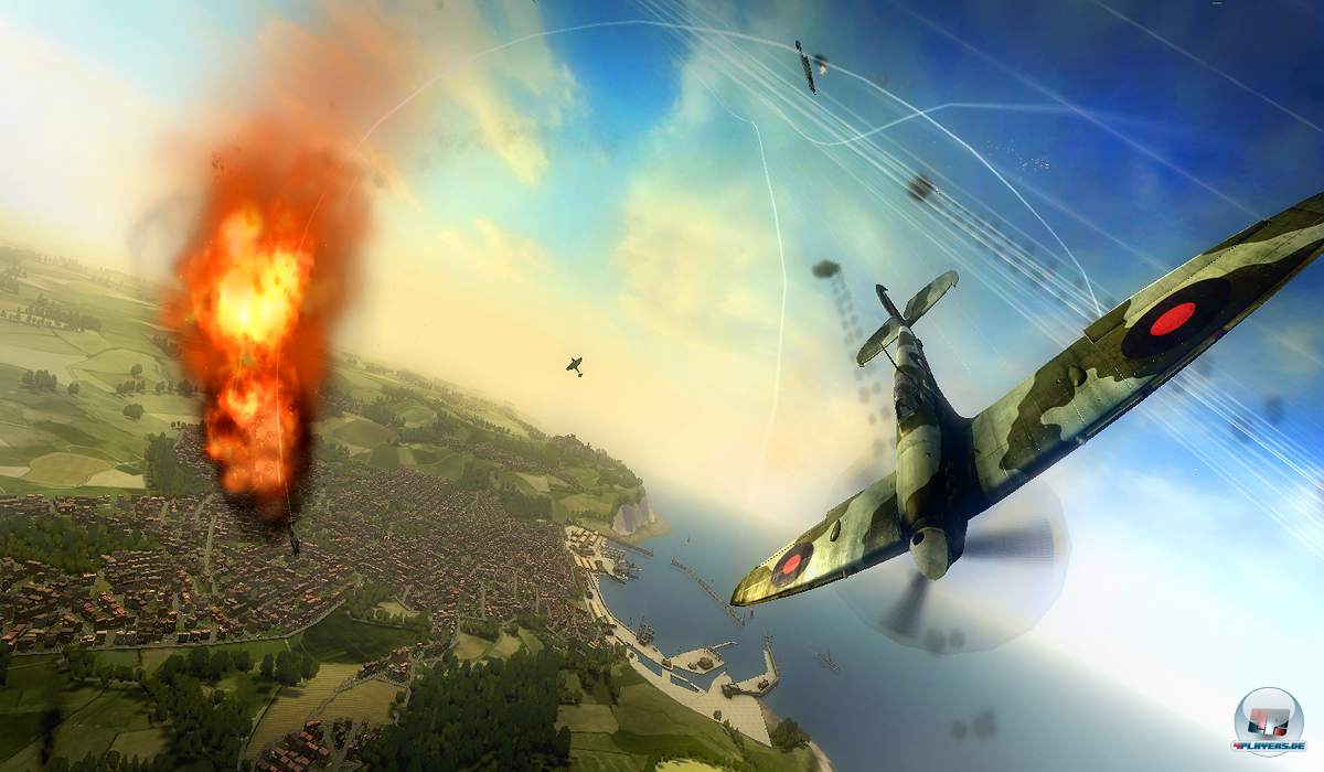 Verbissene Dogfights sind das Herzst�ck des arcadelastigen Spiels.