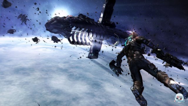 Die Weltraum-Abschnitte markieren den Höhepunkt von Dead Space 3. Die Weltraum-Abschnitte markieren den Höhepunkt von Dead Space 3.