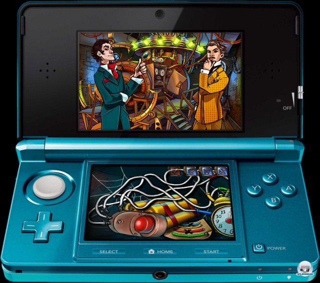 Screenshot - Sherlock Holmes: Geheimnis der gefrorenen Stadt (3DS)