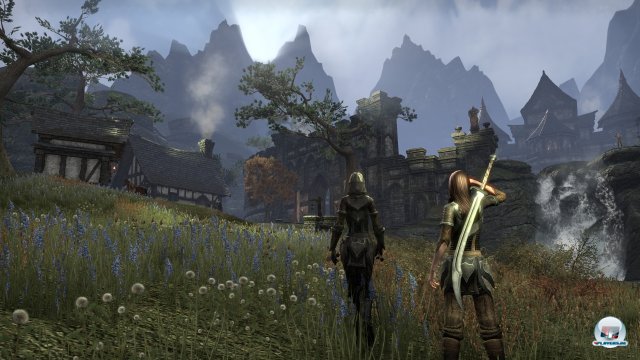 Tamriel ist groß und bietet stimmungsvolle Ausblicke. Tamriel ist groß und bietet stimmungsvolle Ausblicke.
