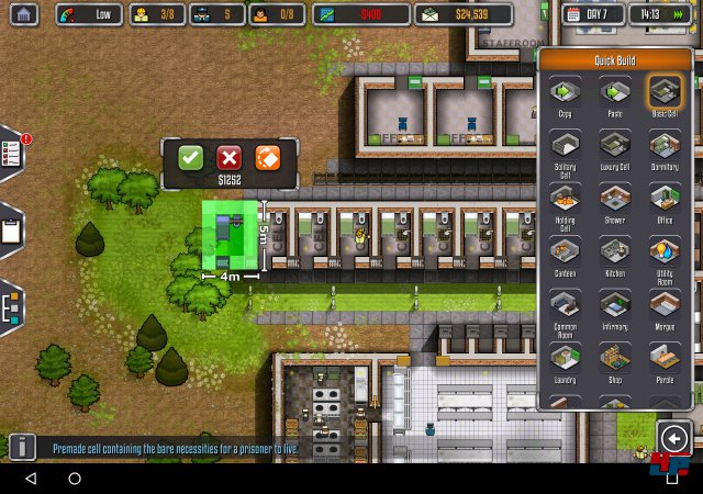 Paradox verspricht, dass die Komplexität der mobilen Gefängnissimulation der PC-Version in Nichts nachstehen wird.