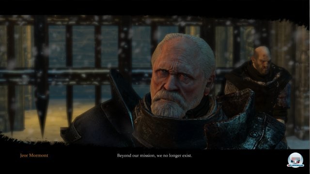 Obwohl man inhaltlich den Bücherb treu bleibt, richtet man sich optisch an die TV-Serie: Hier Jeor Mormont, der Lord Commander der Nachtwache. Obwohl man inhaltlich den Bücherb treu bleibt, richtet man sich optisch an die TV-Serie: Hier Jeor Mormont, der Lord Commander der Nachtwache.