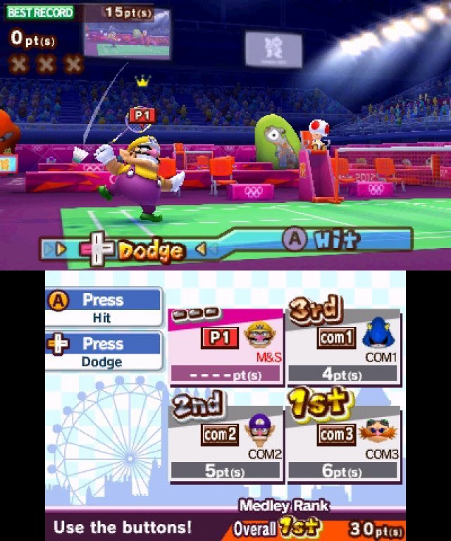 Screenshot - Mario & Sonic bei den Olympischen Spielen: London 2012 (3DS)