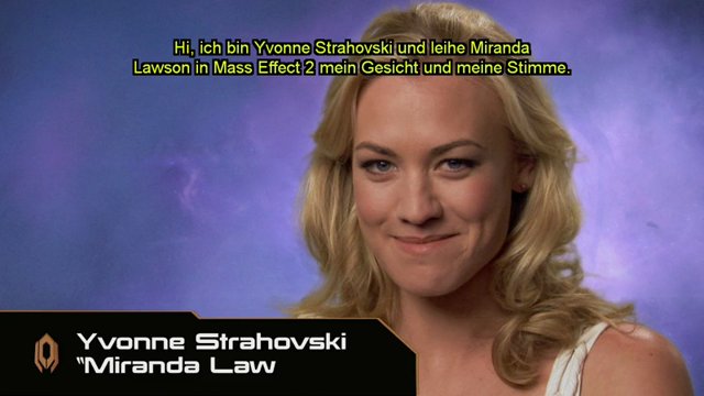Die Stars von Mass Effect 2