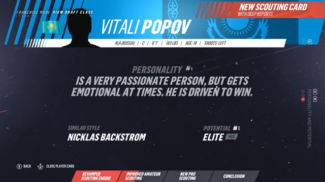Franchise Mode | Revamped Scouting Engine