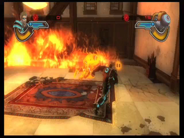 Feuer-Spielszenen